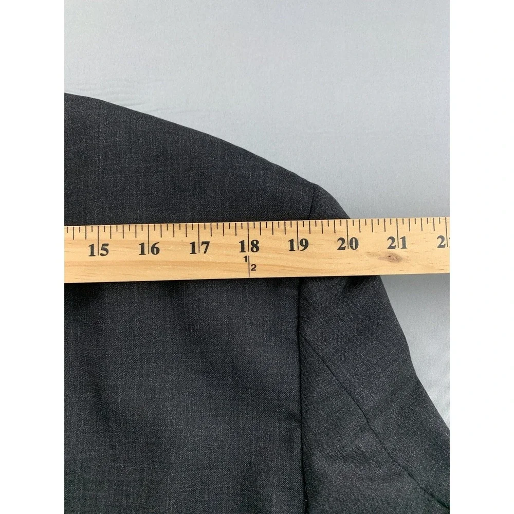 Brooks Brothers Mens Blazer 43 Black Wedding Wool Madison‎ 1818 Togna Italy USA